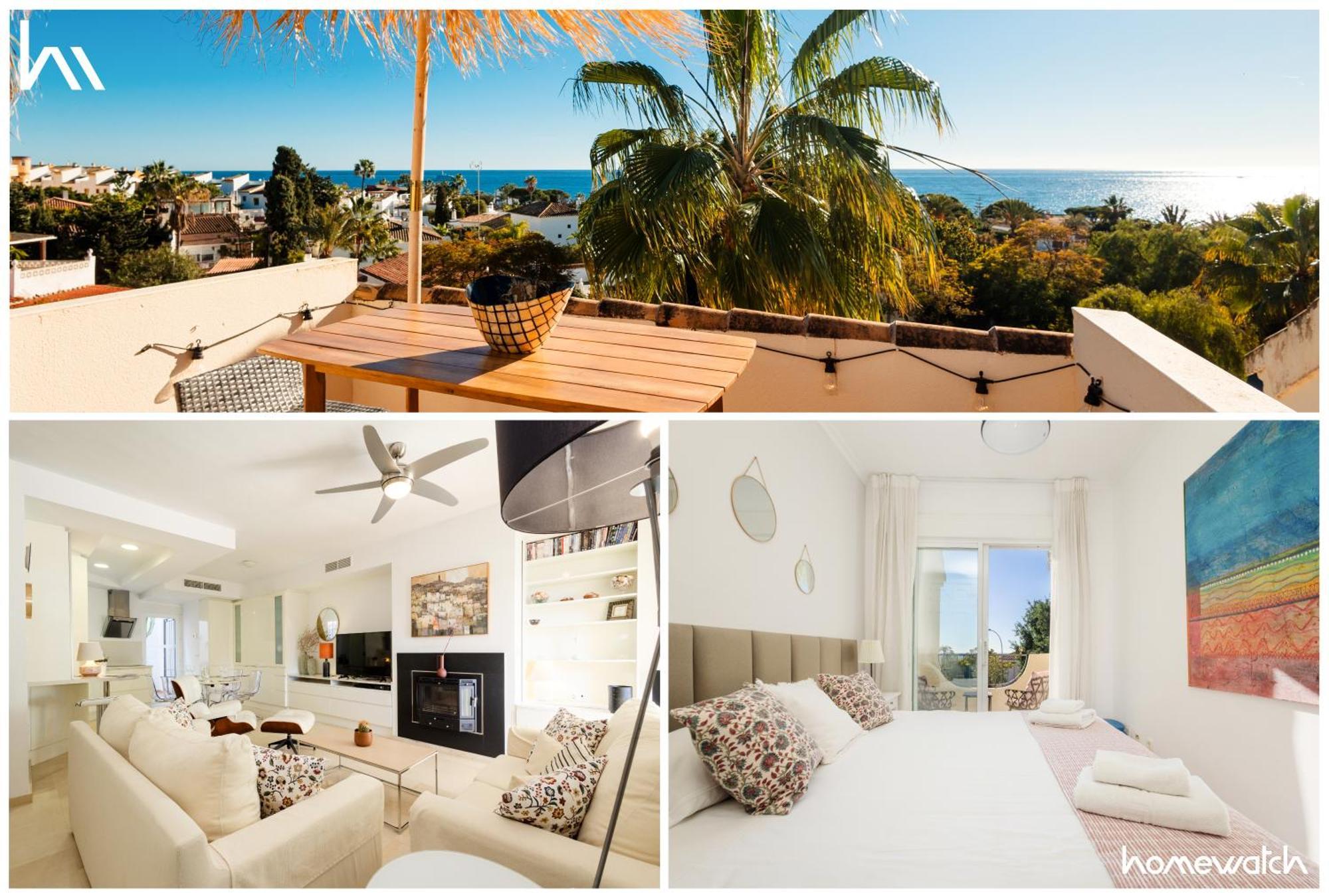 Front Line Townhouse With Sea Views And South Facing, In Costabella, Apartament *